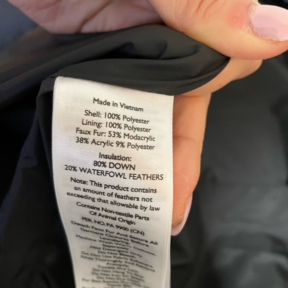 40. BNWT Eddie Bauer Yukon Parka SZ M Atlantic Navy Blue - Picture 11 of 11